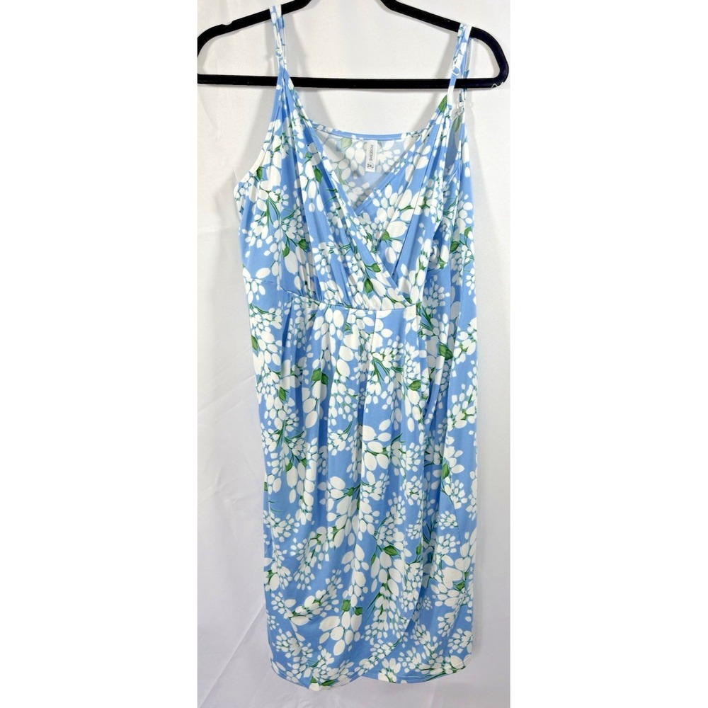 Poseshe sundress size 2XL sleeveless straps floral